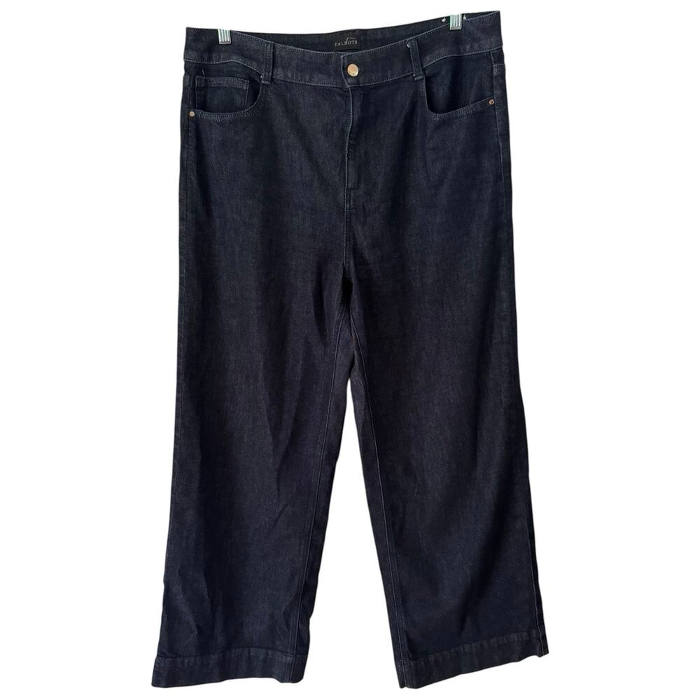 Talbots Trouser Jeans Women’s Size 16 Dark Indigo Wash